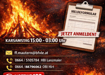 Anmeldung Brauchtumsfeuer 2026