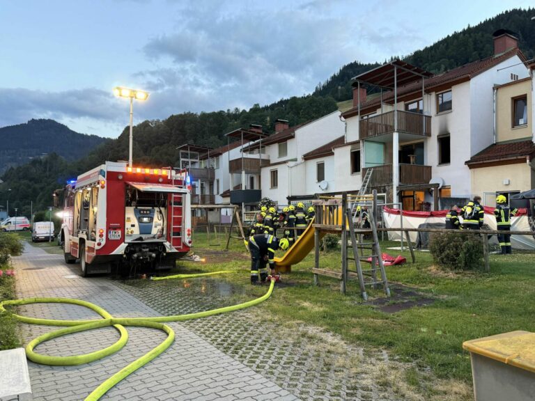 13.07.2026 | B05 – Wohnungsbrand in Kalwang fordert ein Todesopfer
